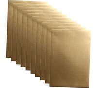 Gatuida 25 Sheets Golden Metallic Origami Paper Thick Crafting Paper for DIY Art Projects Easy to Fold Cardstock for Cranes Flowers and Scrapbooking
