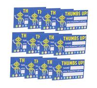 Gatuida 250Pcs Cartoon Punch Cards for Classroom Incentive and Motivation Colorful Student Reward Cards with Name Progress Tracking Fun Behavior Encouragement for School Activities and