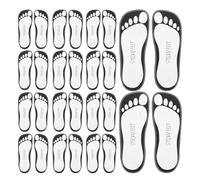 Gatuida 25pairs Disposable Tanning Foot Pads Self-adhesive Sticky Tanning Sole Protectors for Spray Application Non-slip Sunbathing Stickers for Home Salon Use