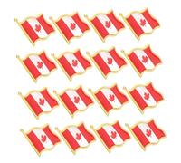 Gatuida 25pcs Canada Flag Brooch Pins Canadian National Lapel Pins for Men and Women for Parties Travel and Celebrations Easy to Clip and Decorate Your Attire