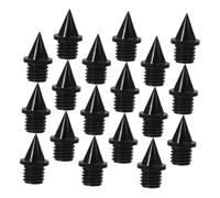 Gatuida 25pcs Track Spikes Lightweight Metal Replacement Spikes for Sprinting and Cross Country Shoes Enhanced Traction and Quick Replacement for Optimal Performance Black