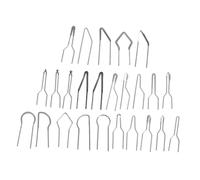 Gatuida 25pcs Woodburning Tips Metal Pyrography Wire Nibs Replacement for Precision Wood Burning and Artistic Welding Craft Tool Kit