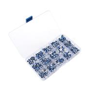 Gatuida 280pcs Assorted Variable Resistor Potentiometer Kit Values Plastic Metal