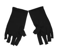 Gatuida 2pairs Manicure Gloves for Gel Nail Art UV Protection Nail Gloves Made of Soft Material