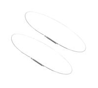 Gatuida 2pc Washing Machine Door Seal Spring Clamps Stainless Steel Fits Front Load Washer Ensures Tight Seal for Clothes Washer