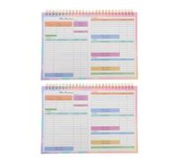 Gatuida 2pcs Accounting Record Book: Monthly Bill Organizer - Bill Payment Tracker Organizer, Debt, Expense Tracker & Money Saving