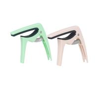 Gatuida 2Pcs Acoustic Guitar Capo Guitar Clip Lightweight Abs Construction Macaron Colors for Chord Clarity