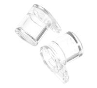 Gatuida 2Pcs Acrylic Ant Water Cups and Reptile Water Dish Transparent Mini Feeding Bowls for Bearded Dragons Tortoises and Ant Colonies Pet Drinking Dispensers