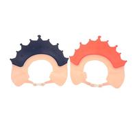 Gatuida 2pcs Adjustable Hair Washing Cap Soft Lightweight Shower Shield for Bath and Outdoor Use Bath Hat Protecting Eyes and Ears Crown Design for Newborn to Years