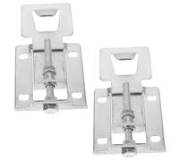 Gatuida 2pcs Adjustable Metal Range Hood Mounting Brackets with Lifting Hooks Universal Wall Mounted Cooker Hood Fixing Hangers for Kitchen Range Support