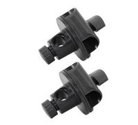 Gatuida 2pcs Adjustable Microphone Clips for Mic Holder Tripod, Sturdy Abs and Iron Rack Adapter Clamps with Easy to Maintain Design, for Stage Performance and Live Sound Accessories
