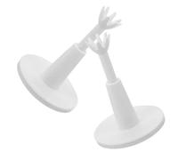 Gatuida 2pcs Adjustable Soft Rubber Golf Tees Bendable Plastic Training Tees for Golf Practice Supplies Simulator Use Indoor Outdoor Driving Range Compatible with Mats