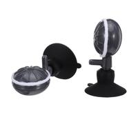 Gatuida 2pcs Aquarium Air Diffuser with Suction Cups for Home Aquariums and Fish Fry, Plastic Flat Body Design with Space-saving and Ultrafine Bubble Features, Fish Tank Bubble Diffuser