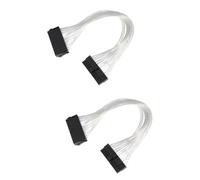 Gatuida 2pcs Atx Motherboard Power Cable Extension Female to Male Power Supply Connector for Internal Use Compatible Atx Pin Power Cables