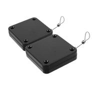 Gatuida 2pcs Automatic Sliding Door Closer Wall Mount Storm Screen Door Sensor Silent Closing for Bedroom Cabinet Office Window