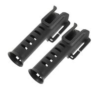 Gatuida 2pcs Band Fishing Rod Stand Fishing Tackle Storage Storage Gear Holder Pole Hold Rod Carrier Holder Accessory Tool Plastic Black