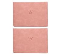 Gatuida 2pcs Birth Certificate Protector Sleeve Compact Faux Leather Organizer for Newborn Documents Fit and Travel Friendly Design Effortless Access to Important Certificates
