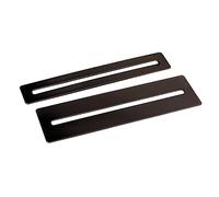 Gatuida 2Pcs Black Metal Fretboard Fret Protector Fingerboard Guards for Guitar, Mandolin, Ukulele, Luthier Tool for Fret Removal and DIY Works