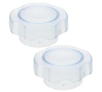 Gatuida 2pcs Blender Lid Replacement Set Compatible with Vitamix Pro7500 64 Oz Jar Cover Spill-Proof Top Cap for Smoothie Maker Kitchen Appliance