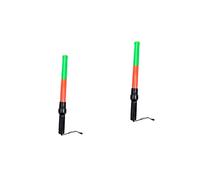 Gatuida 2pcs Bright Glow Stick Professional Traffic Wand Multi-Function Light Wand Portable Traffic Supply Led Light Stick Firefighters