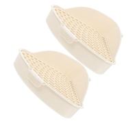 Gatuida 2pcs Bunny Training Toilet for Small Animals High Capacity Plastic Pet Litter Basin Triangular Shape Sturdy and Stylish Design for Hamsters and Pets in Small Living Spaces