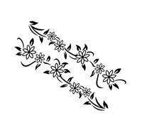 Gatuida 2pcs Campervan Stickers for Van Car Vinyl Stickers Easy Install Flower Decals for Car Decal