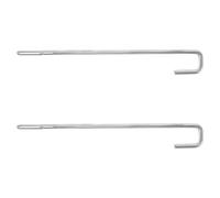 Gatuida 2pcs Car Door Support Rods 23cm Stainless Steel Trunk Door Replacement Rods for Automotive Maintenance Fits Most Vehicles