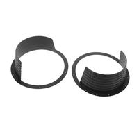 Gatuida 2pcs Car Speaker Protector Speaker Dust Cover 8 Inch Black Plastic Honeycomb Weather Protection Guard