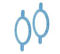 Gatuida 2pcs Car Speaker Spacer Ring 3.5" 4" Plastic Mounting Bracket Adapter Gasket for Vehicle’s Center Channel and Car Door Speakers Reducing Vibration for Enhanced Audio Clarity Red