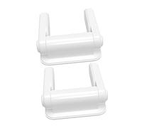 Gatuida 2pcs Child Safety Lock Door Handle Lock Plastic One Hand Operation Prevent Children Entering Dangerous Place White for Home Toddler Protection