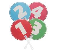 Gatuida 2Pcs Classroom Handheld Voting Boards Double-Sided Answer Paddles for Teacher-Student Interaction, Dry Erase Classroom Hand Signal Cards for Primary School Activities and Scoring