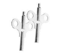 Gatuida 2pcs Clock Winding Keys Durable Steel Clock Tools Accessories and Antique
