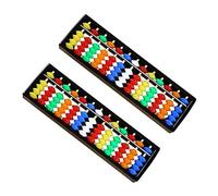 Gatuida 2pcs Colorful Abacus for Educational Math Learning Tool Cognitive Teaching Aid for Mental Arithmetic Development