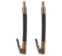 Gatuida 2PCS Copper Tire Inflator: Tyre Pump Quick Inflation Chuck Adapter Hose Tire Air Chuck for Car Motorcycle Bicycle Maintenance Accessories