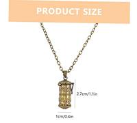 Gatuida 2Pcs Copper Urn Necklace Pendant for Ashes Memorial Keepsake Cremation Jewelry with Openable Design for Men Women to Store Loved Ones Ashes Hair Messages