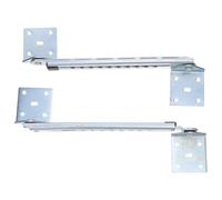 Gatuida 2pcs Couch Bed Rising Hinge - 10-Gear Telescopic Furniture Hinge Hardware - Massage Table Headrest Riser Metal Adjustable for Drawing Boards Desk