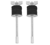 Gatuida 2pcs Cymbal Stand Parts Double Layer Structure Alloy Cymbal Holder Arm with Felt Pads for Drum Set Splash Mounts Stable Foundation Easy and Fast Setup for Gig Performances