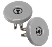 Gatuida 2pcs Dishwasher Roller Replacement Wheels Lower Dishrack Roller Compatible Plastic Wheels for Smooth Rack Movement Easy Installation