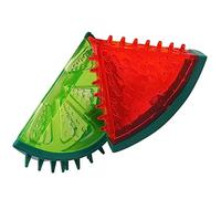 Gatuida 2pcs Dog Teething Watermelon Lemon Shape Interactive Chew for Puppies and Dogs Water Fillable Cooling with Protrusions for Teeth Cleaning and Gum Massage Durable Bite Resistant Pet
