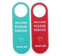Gatuida 2pcs Door Hang Prompt Sign Hook Office Do Not Disturb Sign