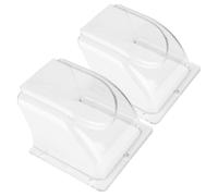 Gatuida 2pcs Doorbell Rain Cover Rain Cover Weatherproof Universal Fit for Access Control Machine and Doorbell Switch Outdoor Use Against Snow and Exposure to The Sun