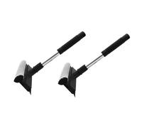Gatuida 2Pcs Double-sided Window Squeegee Glass Cleaning Tool with Ergonomic Non-slip Handle Plastic and Aluminium Alloy for Fast Home Window Wiper and Flexible Glass Cleaning