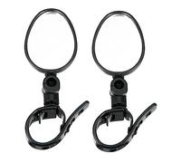 Gatuida 2pcs Durable Handlebar Rear View Mirrors for Bikes Scratch Resistant and Wide High Definition Reflection Easy Installation Bicycle Mirrors for Safety and Practical Use
