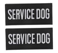 Gatuida 2pcs Embroidered Dog Back Patches Fabric Patch Sew Applique for Service Puppy Training Outdoor Activities