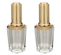 Gatuida 2pcs Empty Nail Polish Bottles Glass Nail Art Supplies for Diy Sub-bottling Cosmetic Use Random Color