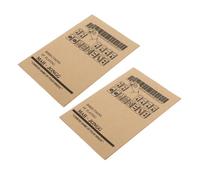 Gatuida 2pcs English Mahjong Learning Guide Vintage Style Mahjong Rules Book with Clear Printing Paper Manual for Beginners and Enthusiasts Comprehensive Instruction Game Basics and