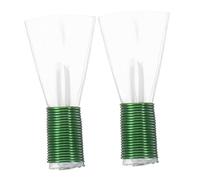 Gatuida 2pcs Enhanced Sound Suona Mouthpiece Replacement Plastic Reed Whistles for Chinese Instruments Precision Structure for Stable Pitch and Pure Tone Maintenance for Practice and