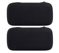 Gatuida 2Pcs EVA Microphone Carrying Bag Waterproof Compact Storage Case with Mesh Pocket for Travel Business