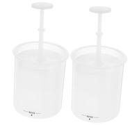 Gatuida 2pcs Face Foam Maker Cups for Washing Face, White Facial Cleanser Foaming Bubble Cups, Portable Skincare Tool Suitable for Home and Travel Use