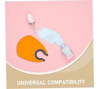 Gatuida 2pcs Fan Shaped UV Nail Lamp Shield Blue Light Blocking Protective Covers for Salon Nail Curing Lamps Eye Safety Accessories Lightweight